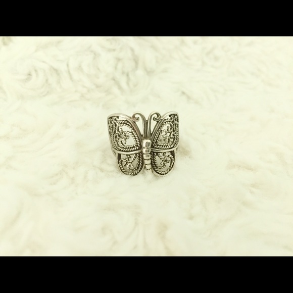 Gucci Butterfly Ring Silver Gucci Butterfly Ring Silver