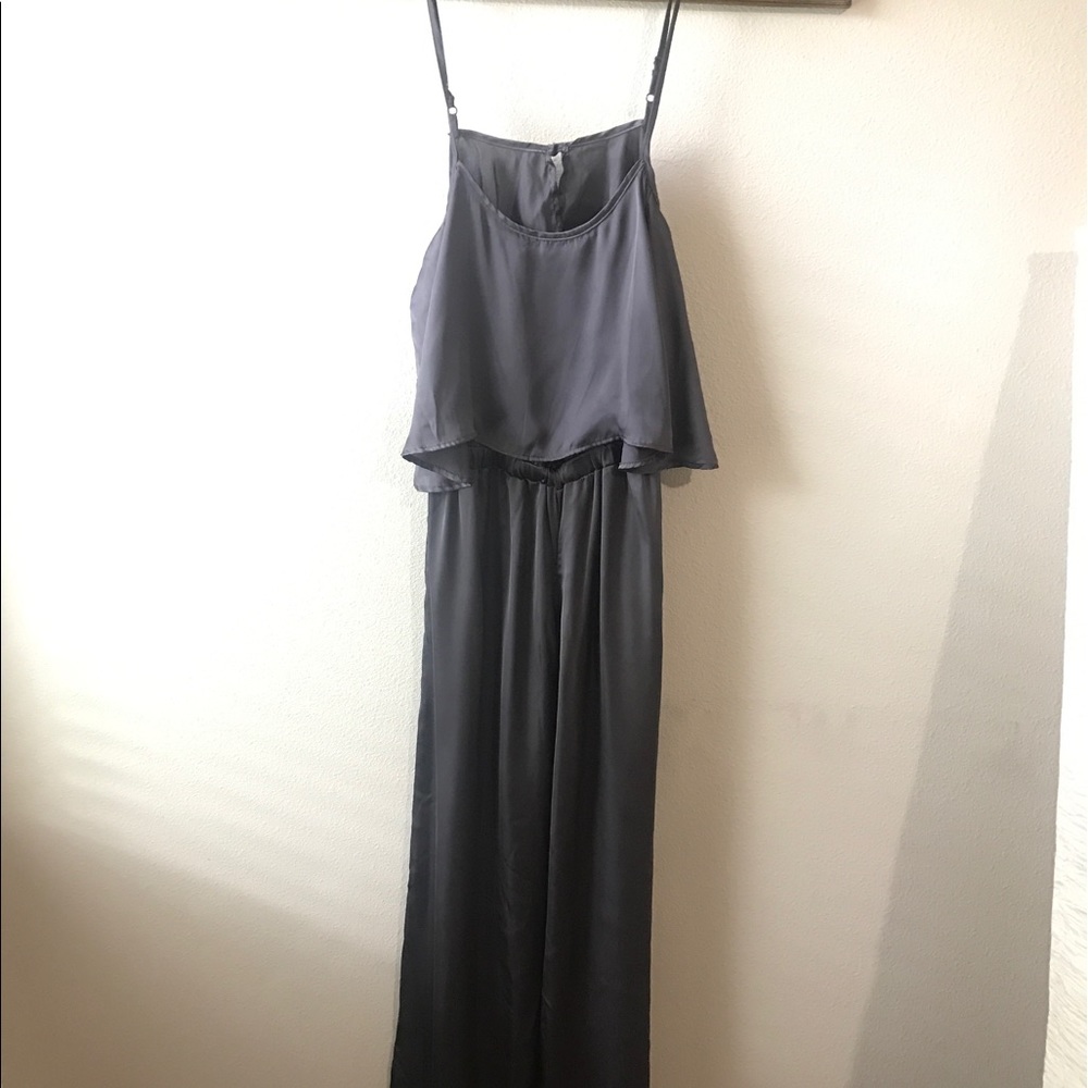 Silky Grey Romper