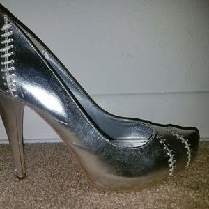 Silver Stilettos