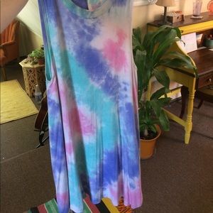 Pastel Tie Dye Dress