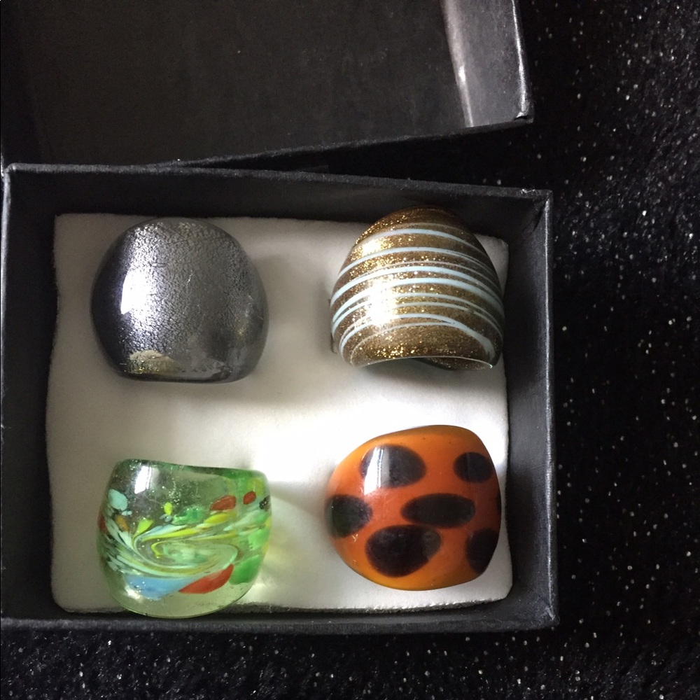 Handmade Glass Rings