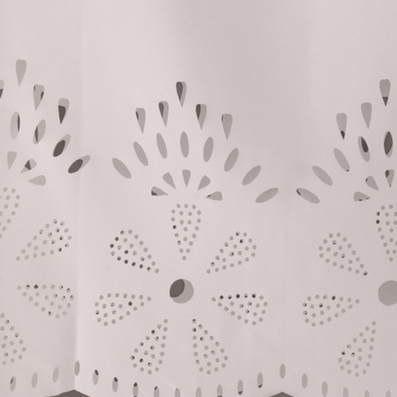 SOLD Laser cut loose fit off white top - Picture 3 of 3