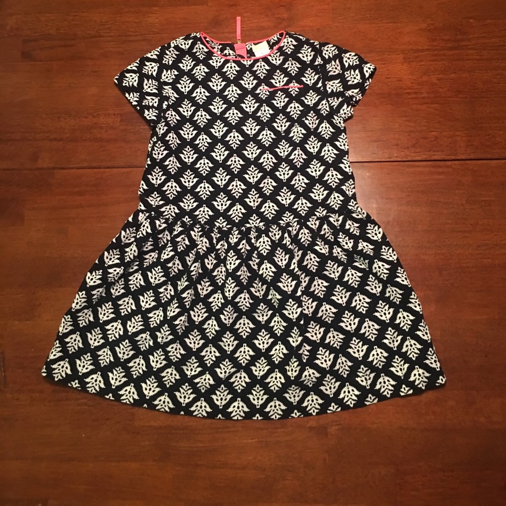 CrewCuts Corduroy Black and White Dress