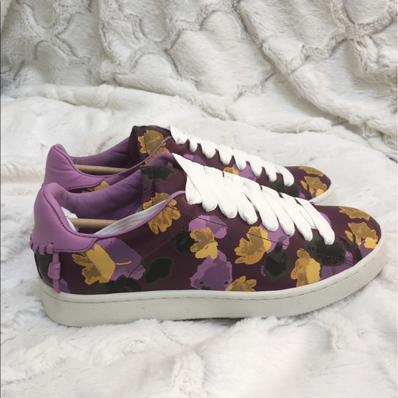 coach floral sneakers