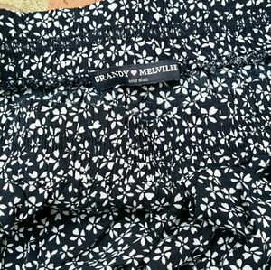 Brandy Melville Floral Skirt