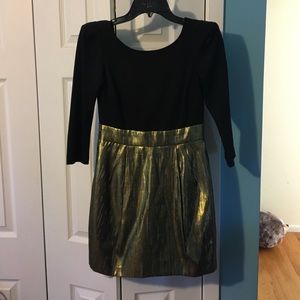 Black and Gold BCBGeneration dress