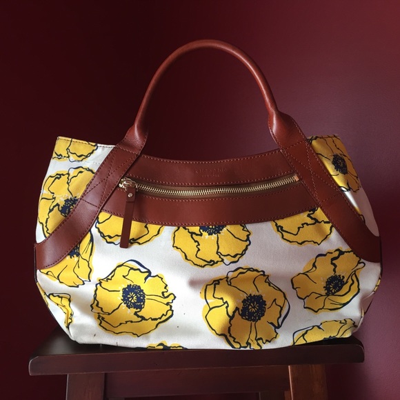 Kate Spade Yellow Floral Pursed
