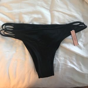Victoria's Secret Black Bottoms M