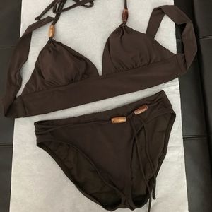 Robin Piccone brown bikini
