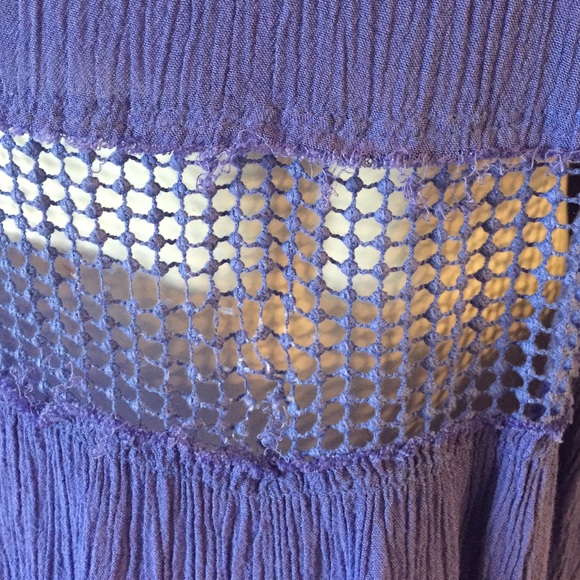 Free People Gauze Crochet Inset Tank - Picture 4 of 4