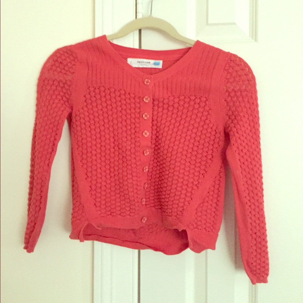 Cropped cardigan from Anthropologie