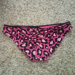 Cheetah Print Pink Bikini Cheeky Bottoms