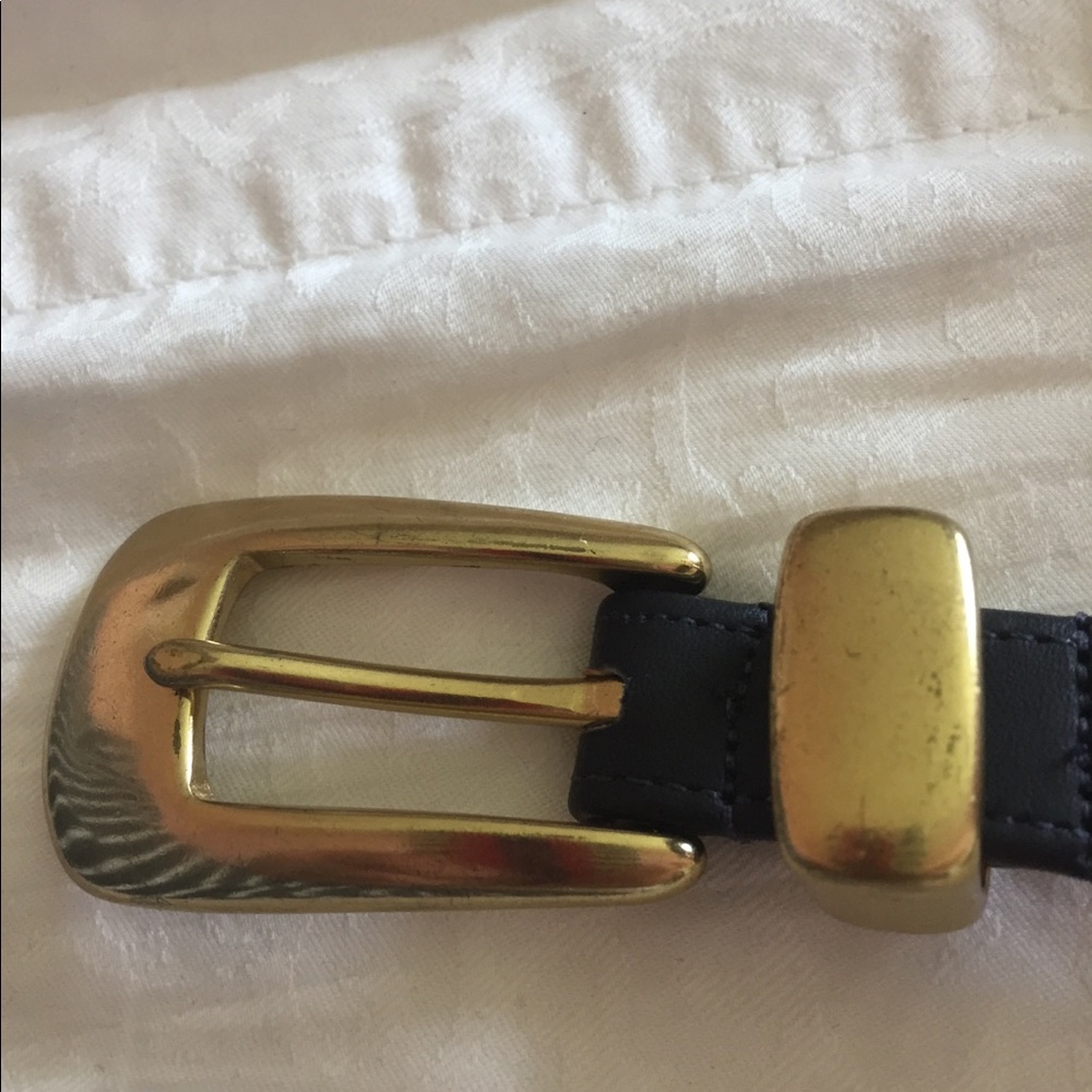 Coach belt made in USA glove tanned leather