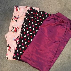 3 pj pants.