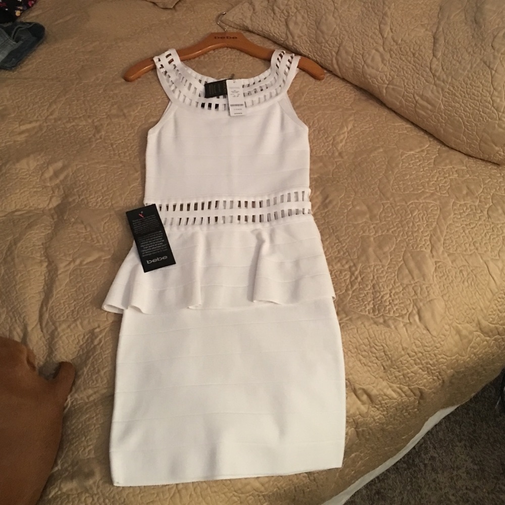 White Bebe Dress