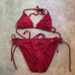 Red bikini
