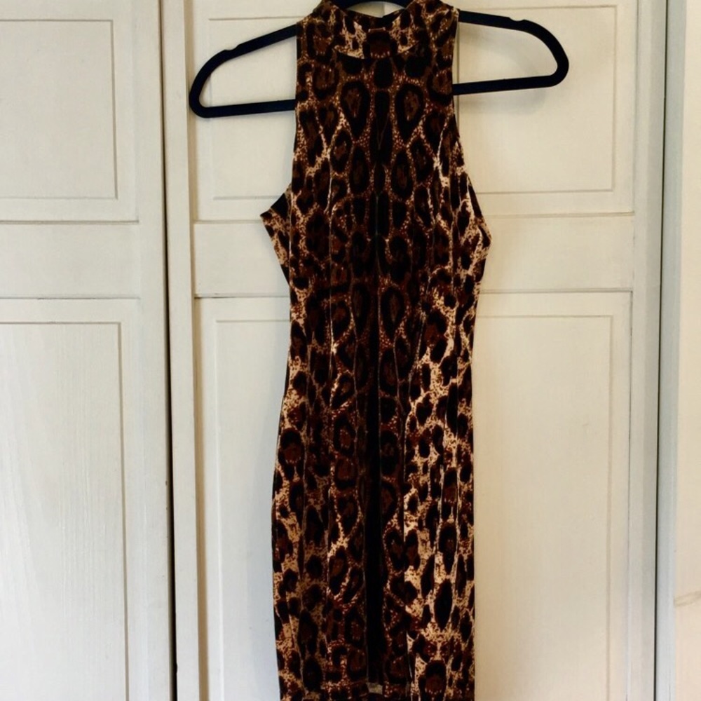 Tight Velvet Cheetah Dress🐯