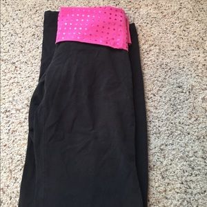 PINK yoga pants size S. bootcut.