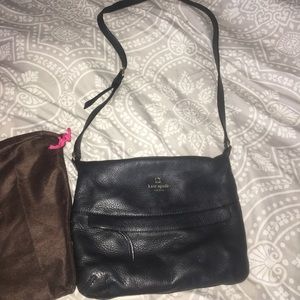 Black Kate Spade cross body bag