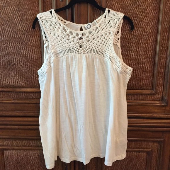 Anthropologie Tops - Anthropologie Very soft summer top. NWT off white