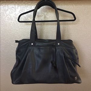 Authentic Lululemon leather yoga bag