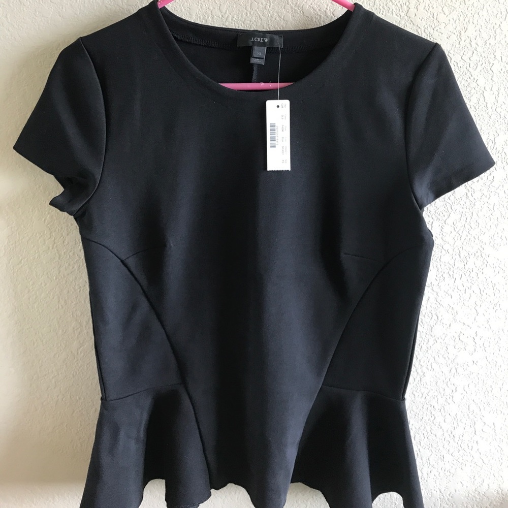 JCrew peplum top