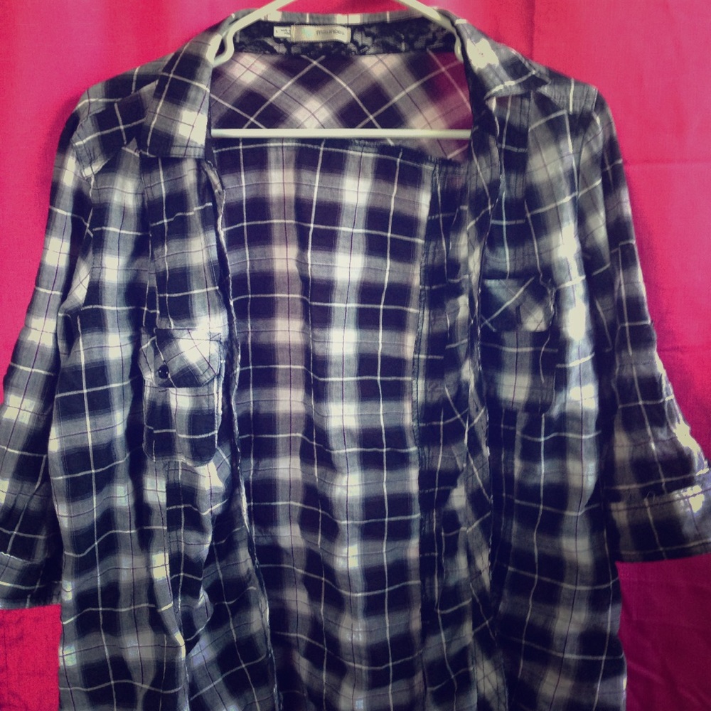 Plaid Button 🆙 Shirt