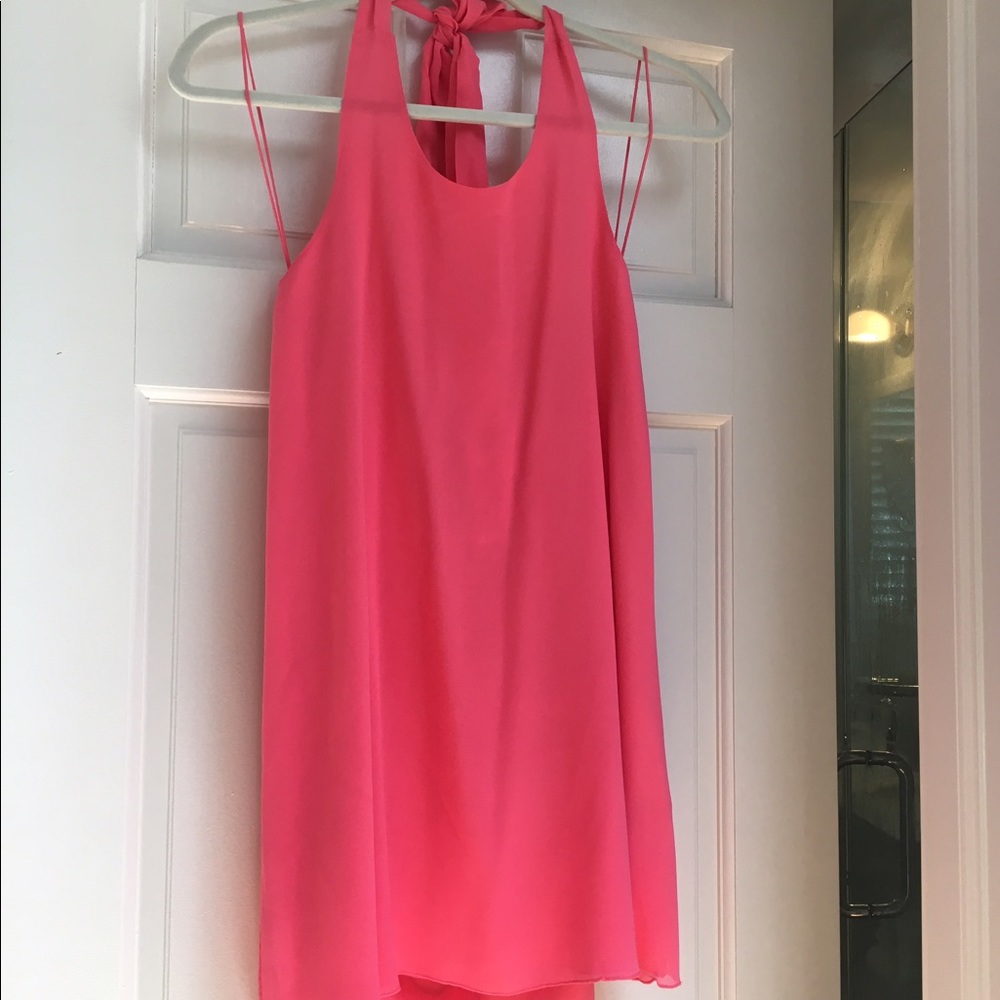 Alice and Olivia Halter Mini Dress