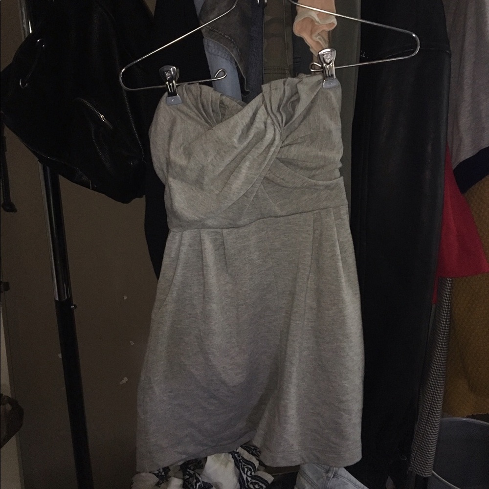 urban outfitters gray romper [silence and noise]