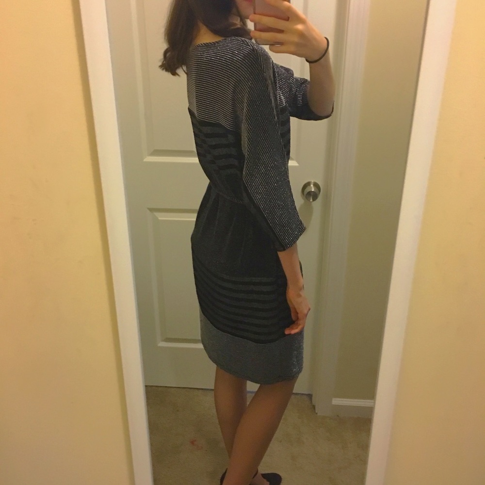 Black and Silver Dress