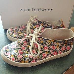 Toddler Zuzii leather floral shoes