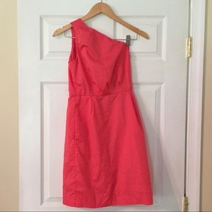 One shoulder J.crew cocktail dress