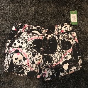 Lilly Pulitzer pandamonium shorts size 0