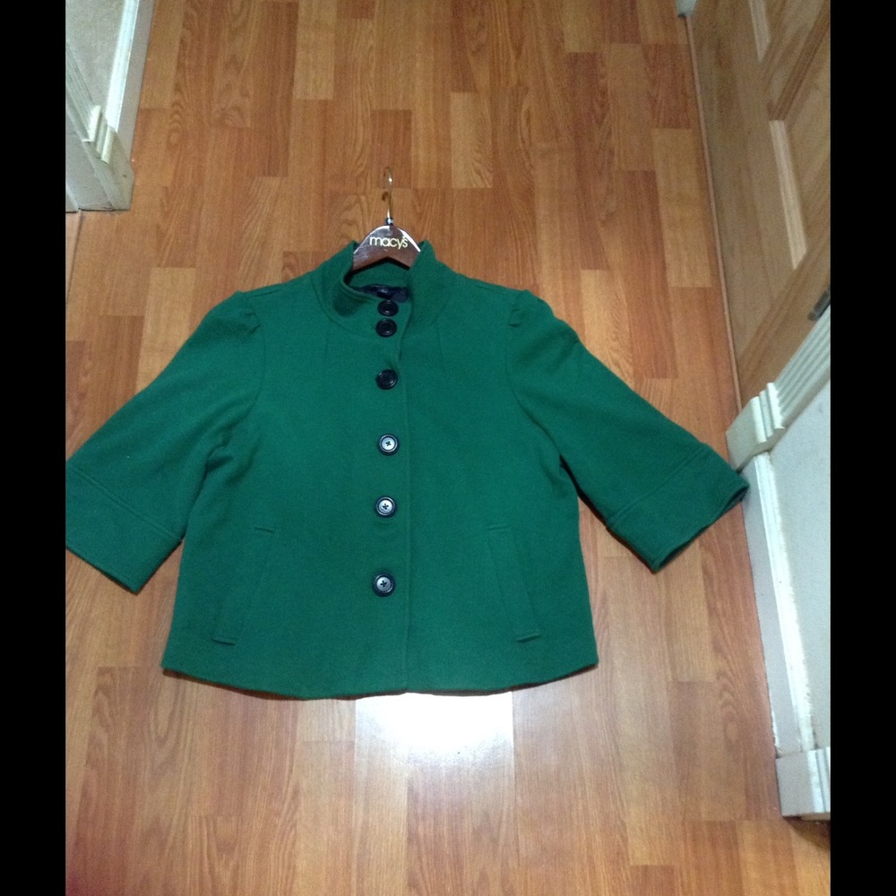 Banana Republic emerald green jacket