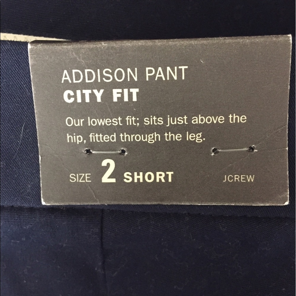 Jcrew Addison Pant Navy