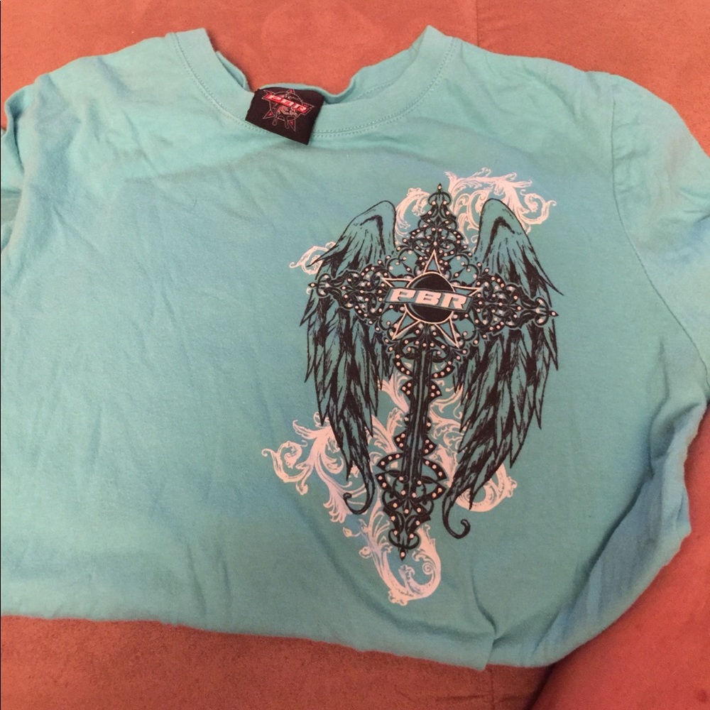 PBR tee great for rodeos! Juniors large
