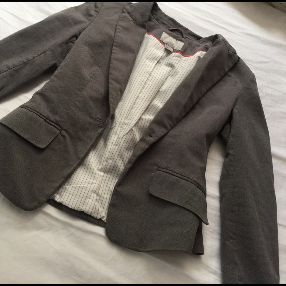 Classic grey blazer