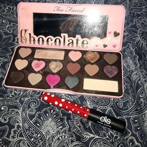 Too Faced Chocolate Bon Bons palette & DLS Lip