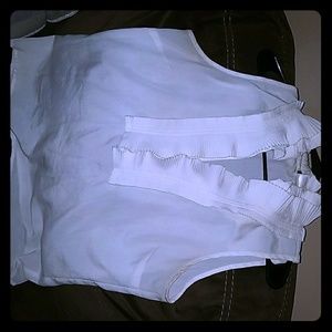 J.Crew ruffle collar blouse