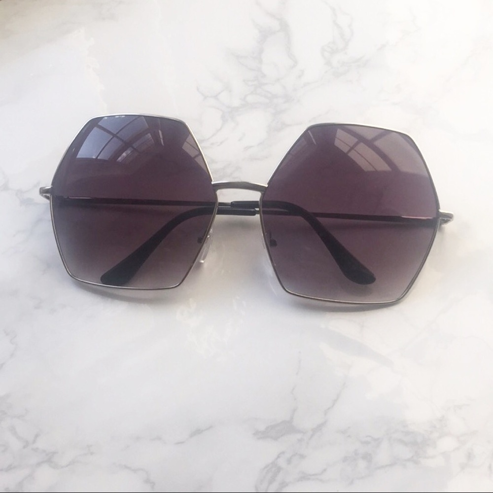 Oversized shades. New