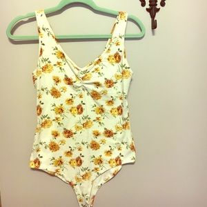Floral body suit