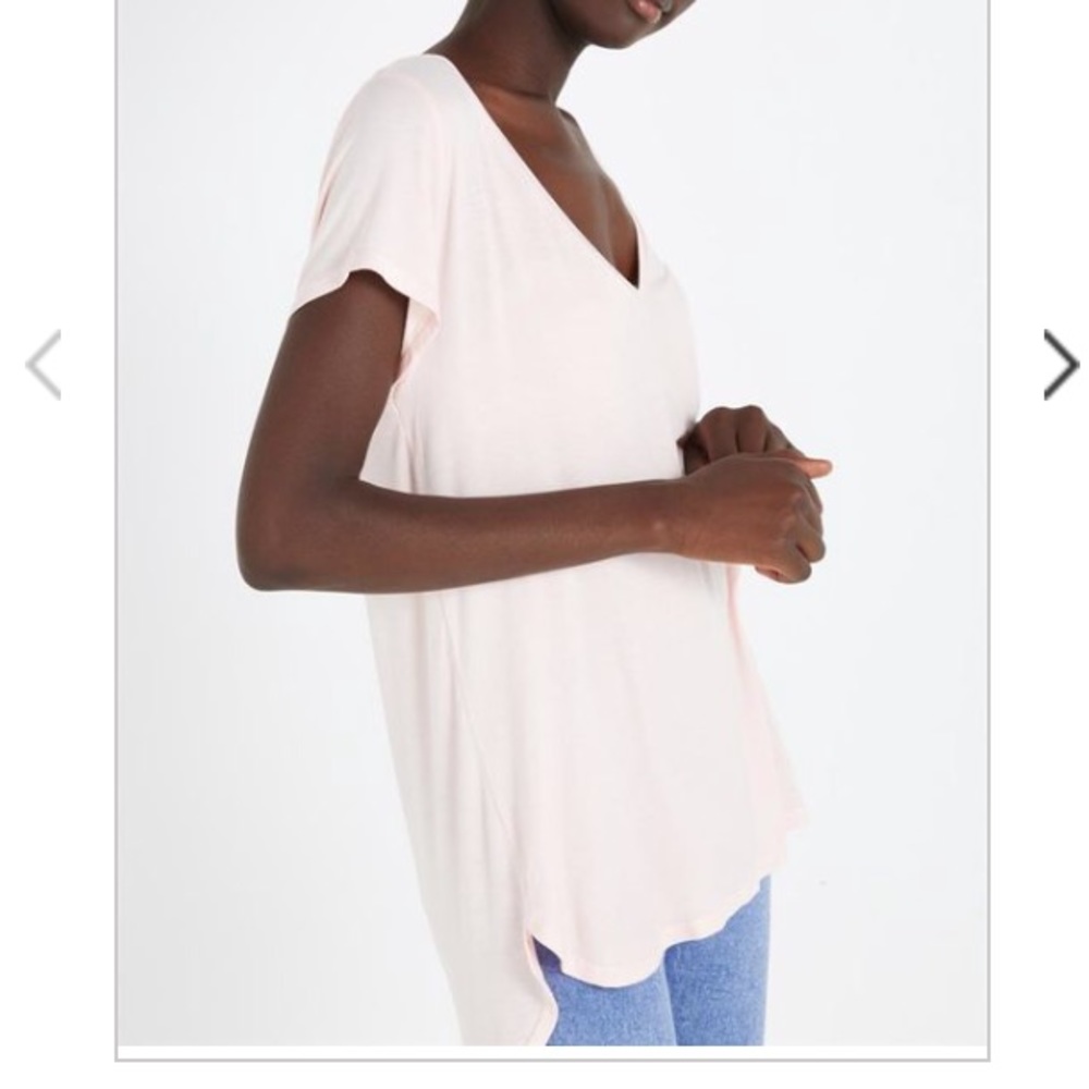 Pale Pink V-neck