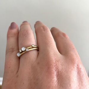 Banana republic stackable rings