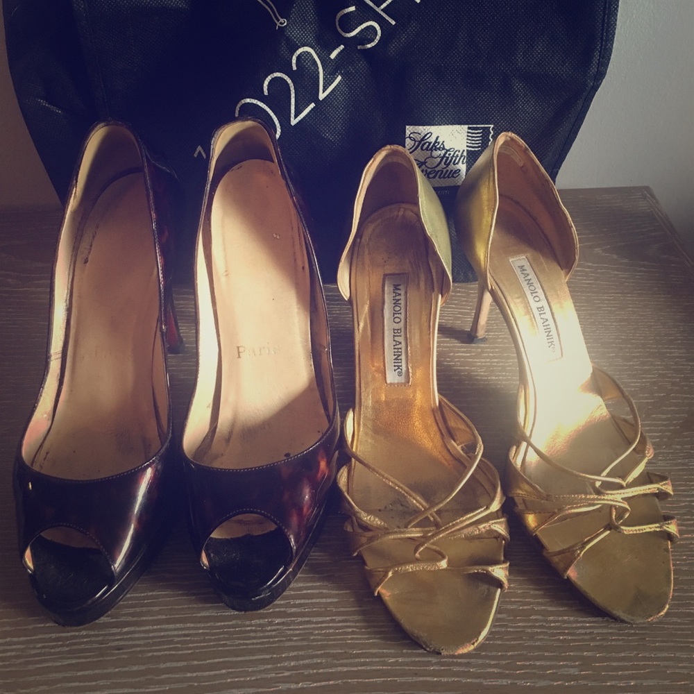 Pre-loved Christian Louboutin & Manila Blahniks