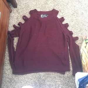 LF Maroon Should Cut Out Sweater