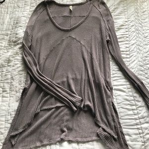 Free People thermal long sleeve tunic