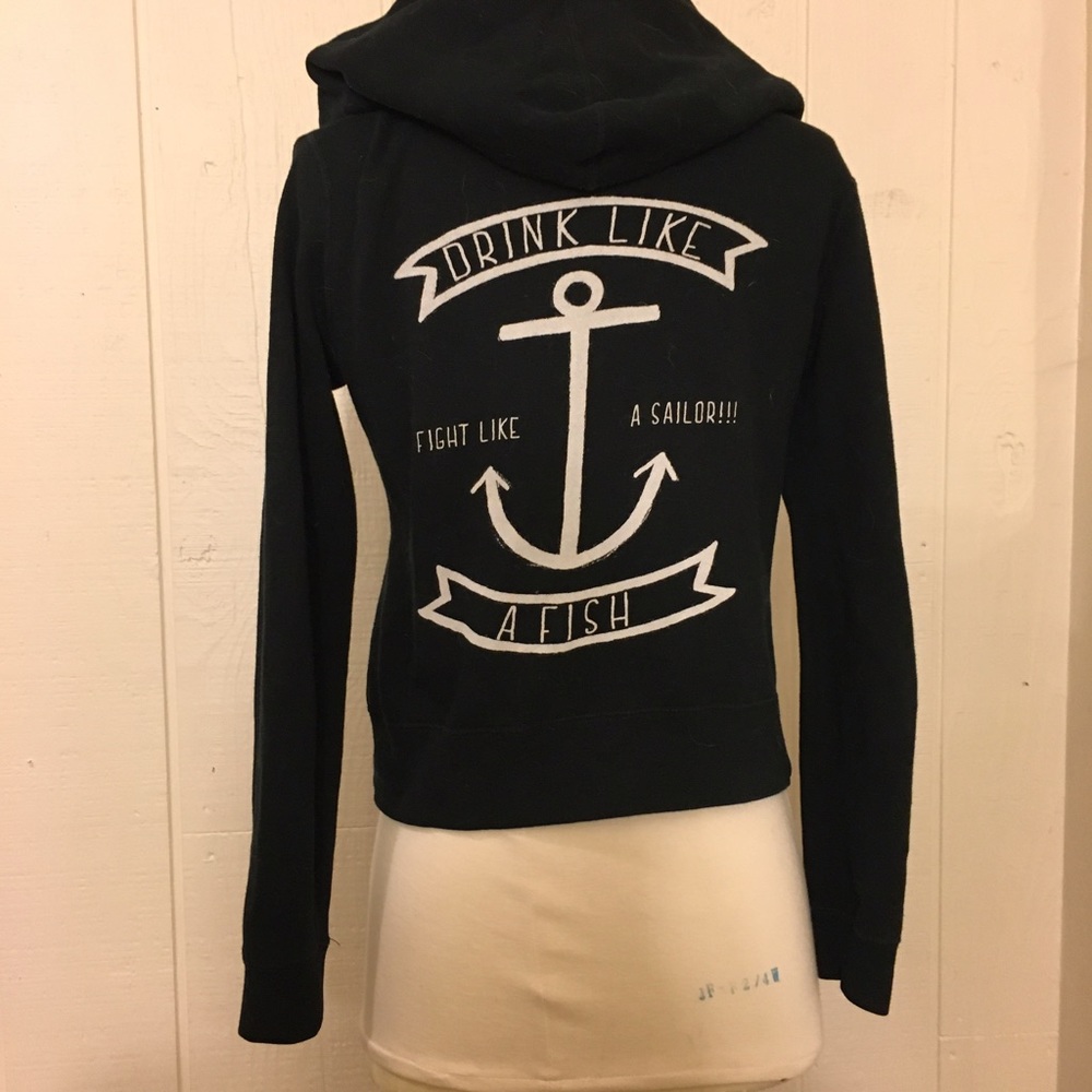 🎉CLOSET CLEAR OUT🎉 Sailor zip up hoodie