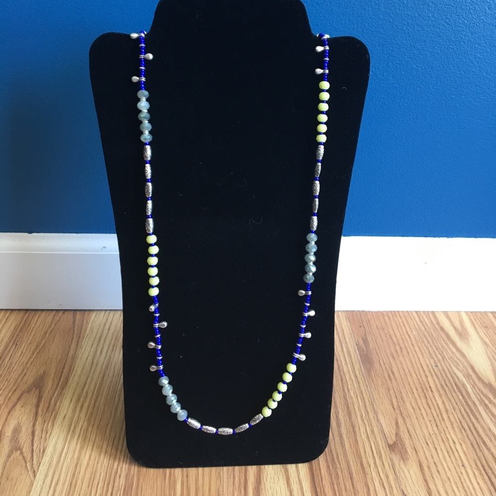 Premier designs multi color beaded necklace