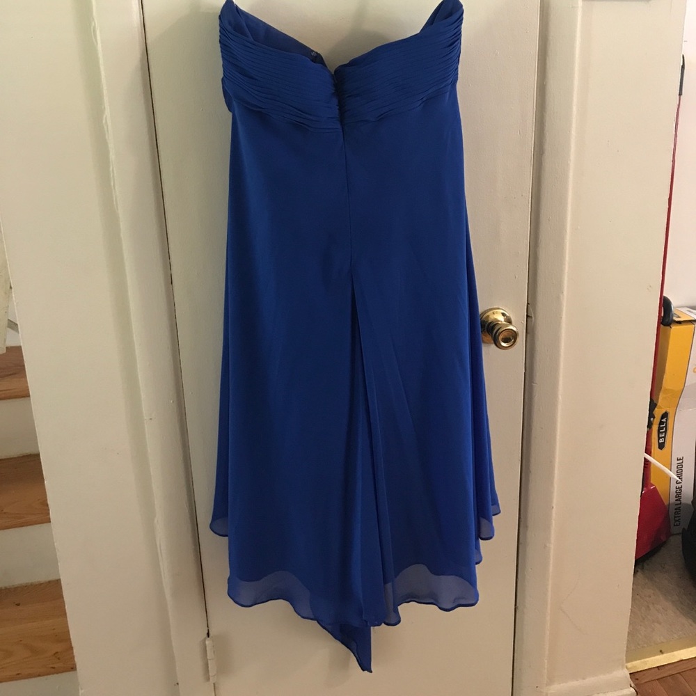 Blue bridesmaids dress