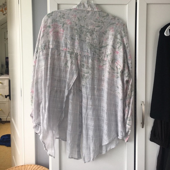 Free People Floral Button Down - Picture 5 of 5